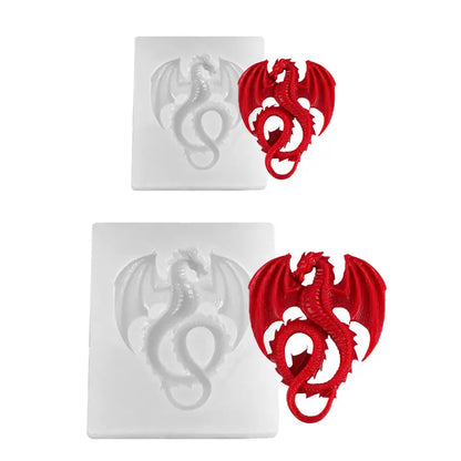 Dragon Silicone Resin Molds for DIY Crystal Crafts