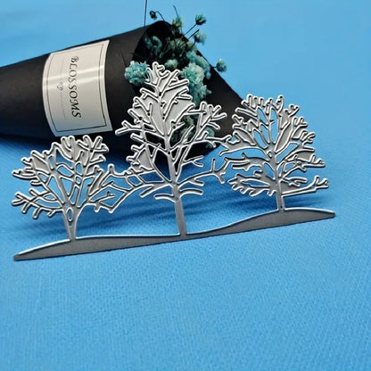 Snow Tree Winter Landscape Metal Cutting Mold Template