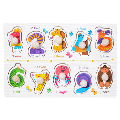 Wooden 3D Animal Puzzle Toy for Early Learning