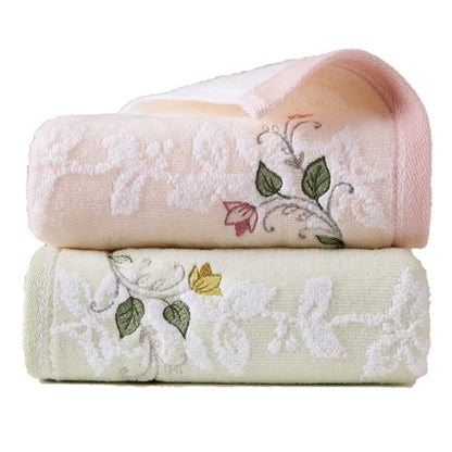 High-Quality Cotton Embroidered Towel for Adults 68x34cm
