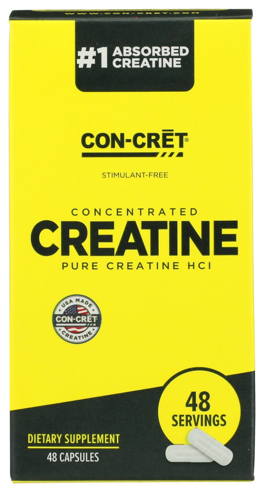 CON CRET: Creatine HCI Capsules, 48 cp