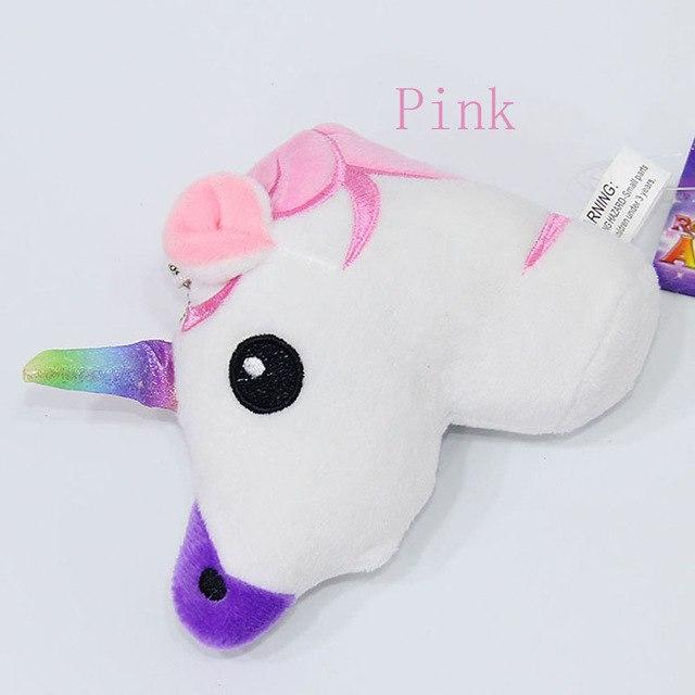 Unicorn Ornament, Rainbow Pony Plush, Horse Keychain