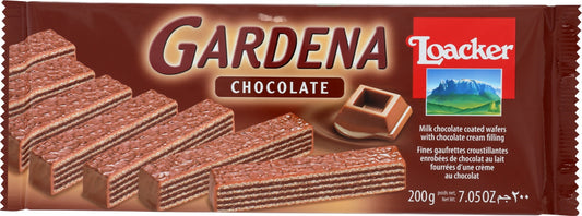 LOACKER: Wafer Gardena Choc, 7.05 OZ