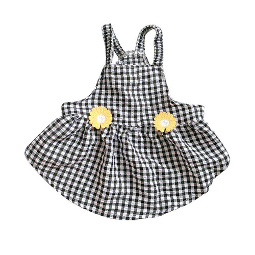 French Bucket Tutu Skirt with Thin Suspenders