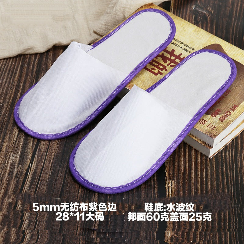 Thick Non-Slip Disposable Slippers for Hotels and Homes