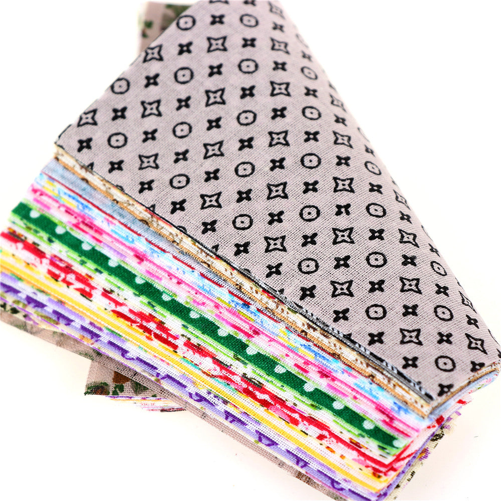 DIY Fabric Bundle for Handmade Bags and Dolls (10x10cm)