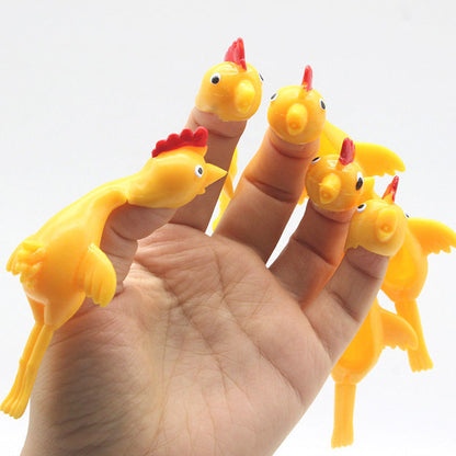 Wall Stick Slingshot Catapult Chicken Toy for Kids