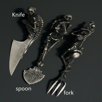 Funny Halloween Knife, Fork, and Spoon Set for Fashion