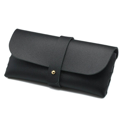 Personalized Faux Leather Glasses Case with Initials