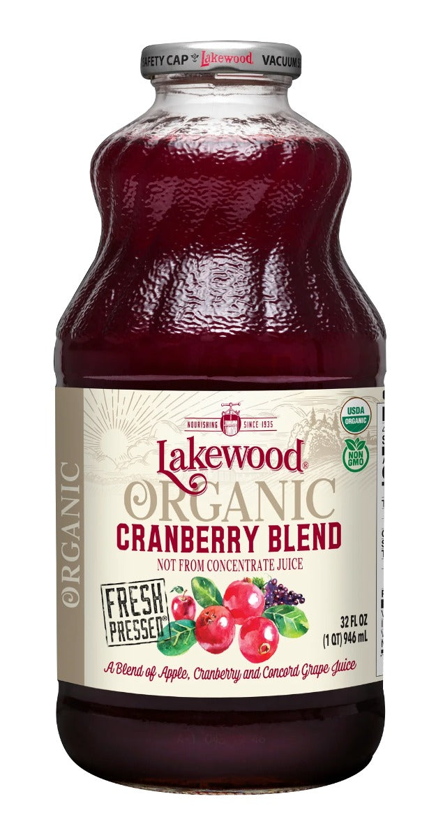 LAKEWOOD ORGANIC: Cranberry Juice Blend, 32 oz