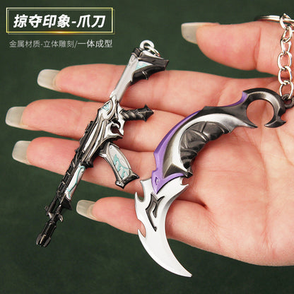 Valorant Merchandise M4 Impression Metal Keychain