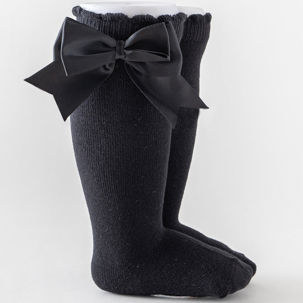 12 Color Spring Autumn Princess Knee-High Baby Socks
