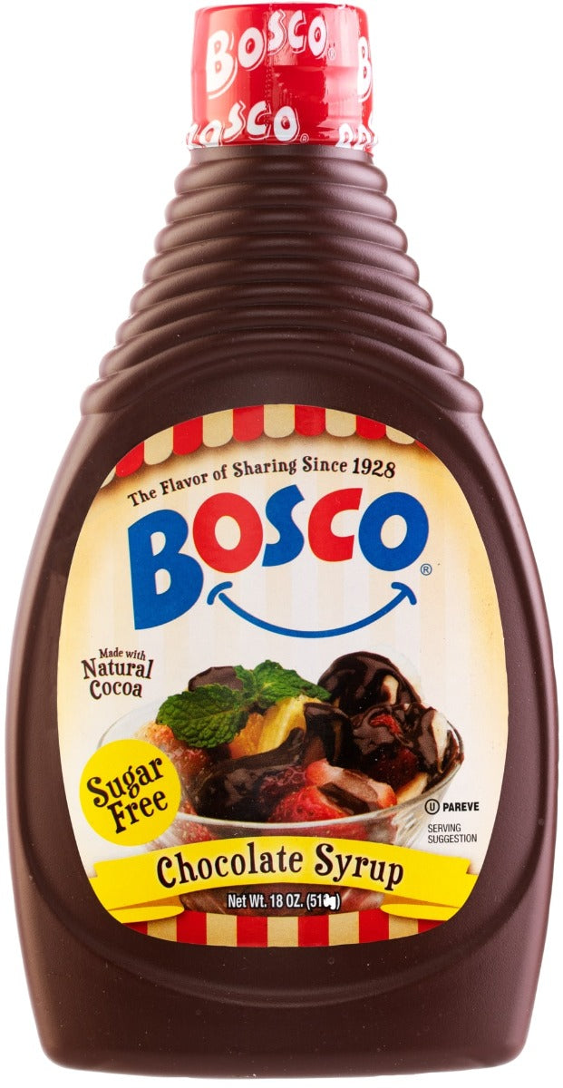 BOSCO: Syrup Chococolate Sf, 18 oz