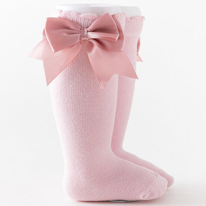 12 Color Spring Autumn Princess Knee-High Baby Socks