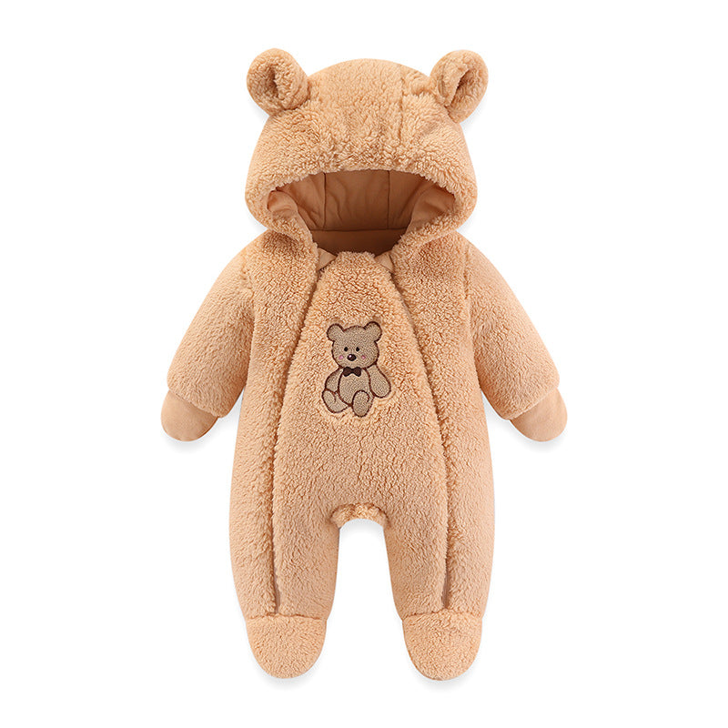 Thick Cotton Baby Winter Jumpsuit for Newborns