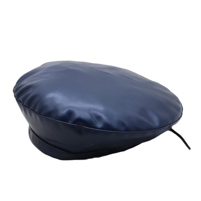Fashion British Style PU Leather Beret Hat
