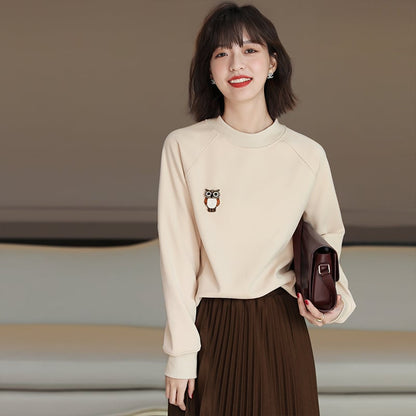 Women's Plus Size Thick Fleece Sweater for Gentle Style