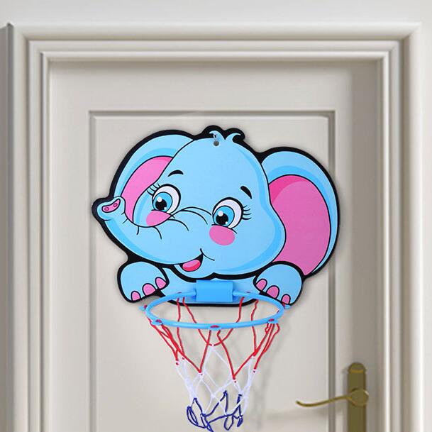 Wall-Mounted Indoor Basketball Hoop for Kids