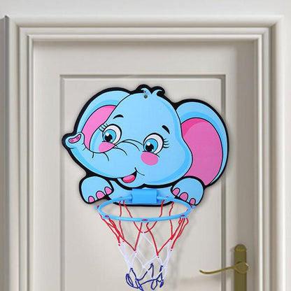 Wall-Mounted Indoor Basketball Hoop for Kids