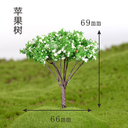 Miniature Cherry Blossom Tree - Creative Plastic Decor
