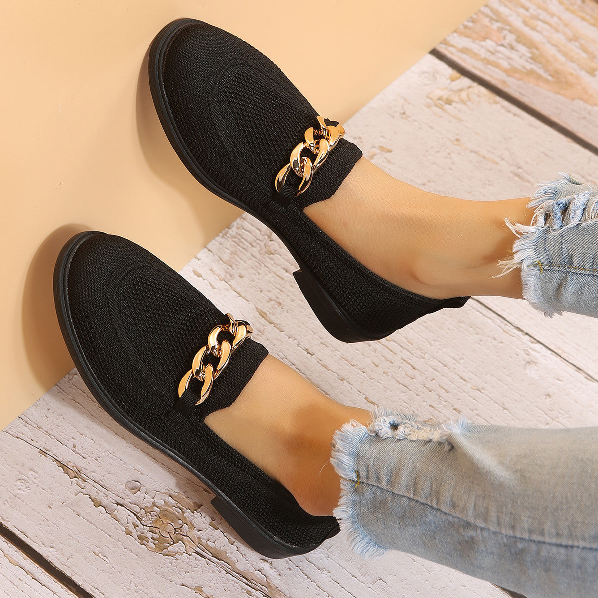 2023 Women's Plus Size Slip-On Knit Comfort Shoes