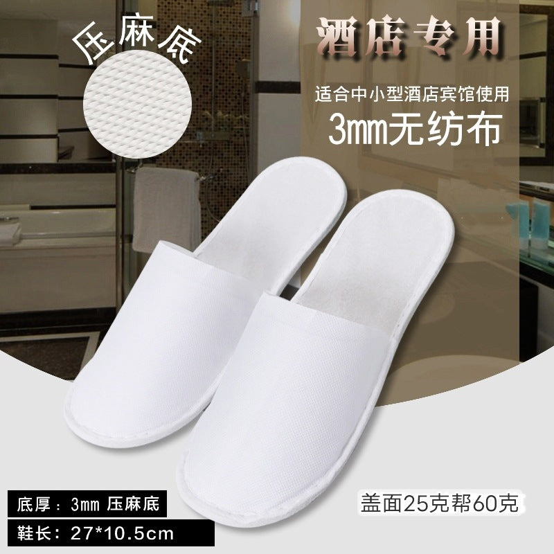 Thick Non-Slip Disposable Slippers for Hotels and Homes