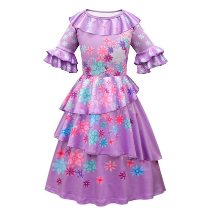 Summer Kids Dress - Purple Tulle Mirabel Costume