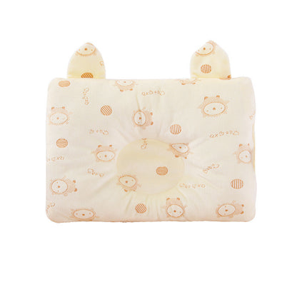 Adjustable Baby Head Shaping Pillow with Cartoon Design