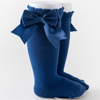 12 Color Spring Autumn Princess Knee-High Baby Socks