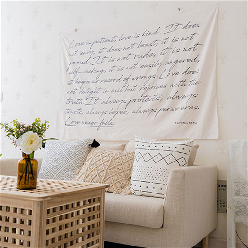 Abstract Couple Minimalist Line Tapestry for Decor