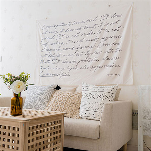 Abstract Couple Minimalist Line Tapestry for Decor