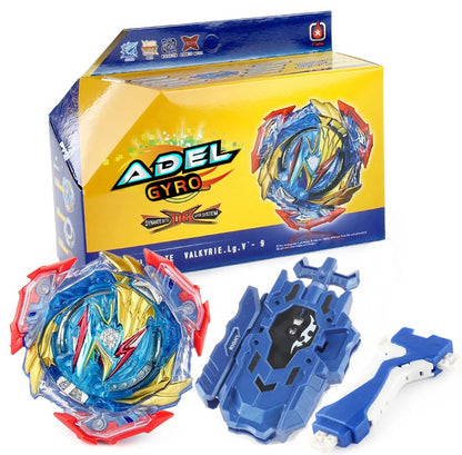 Adelgyro Ultimate Valtryek Blayde Blades Burst Battling Tops Game Bla Blades String Launcher Grip Bae Blades Set Play Blades Toys for Boys 6-8 Bley Bley Battle Tops