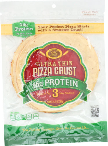 GOLDEN HOME: Crust Pizza 18G Prtn 7In, 4.45 OZ