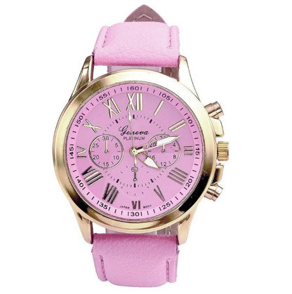 Women's Leather Watch & Men's Outdoor Quartz Watch