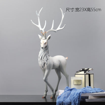 Elegant Deer Figurine for Home Decor and Gifts