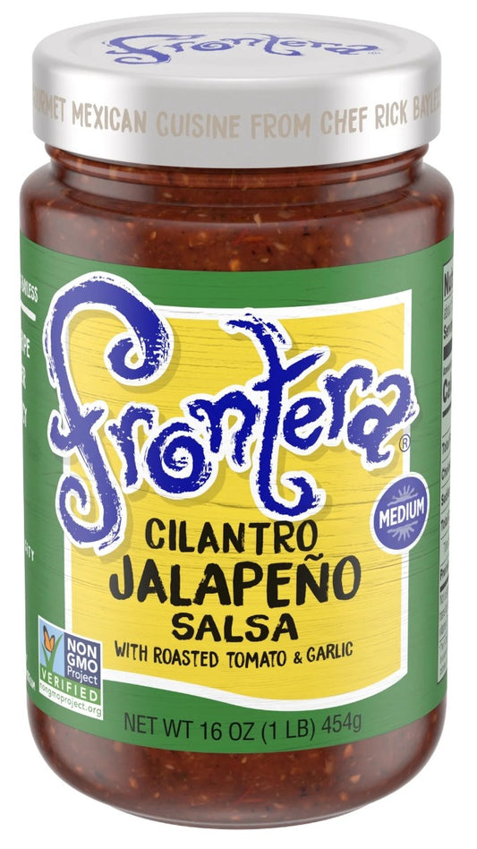 FRONTERA MEXICAN SALSA: Medium Jalapeno Cilantro, 16 oz
