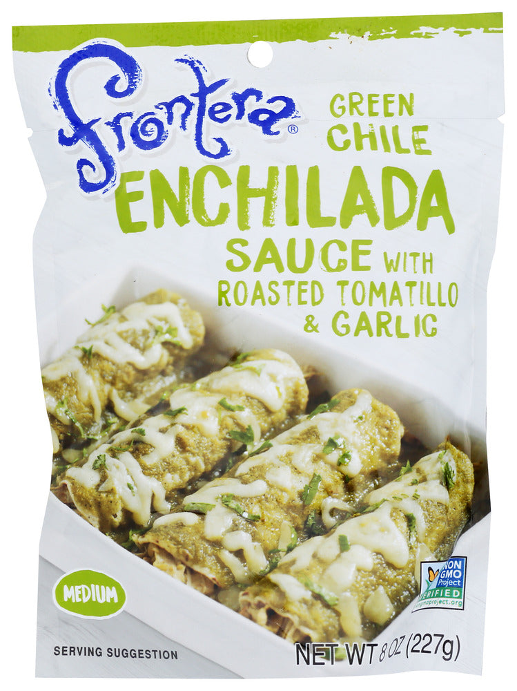 FRONTERA: Ssnng Pouch Enchld Sce Grn Chile, 8 oz