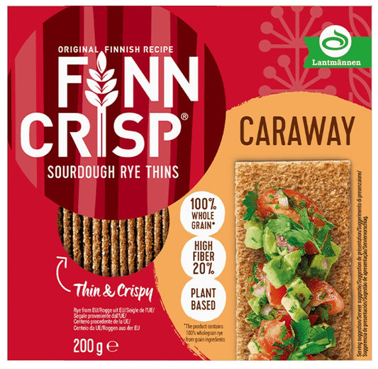 FINN CRISP: Caraway Crispbread, 7 oz