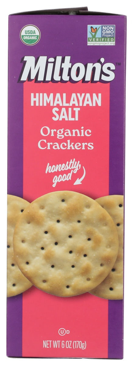 MILTONS: Organic Himalayan Salt Crackers, 6 oz