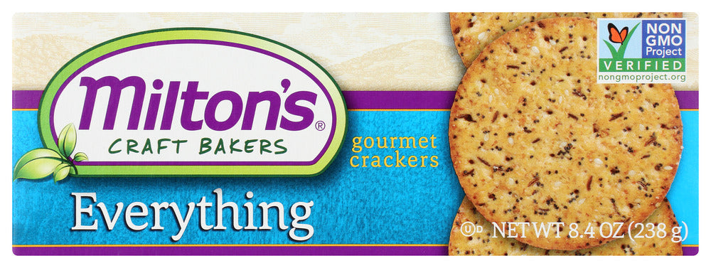 MILTONS: Gourmet Crackers Everything, 8.4 oz