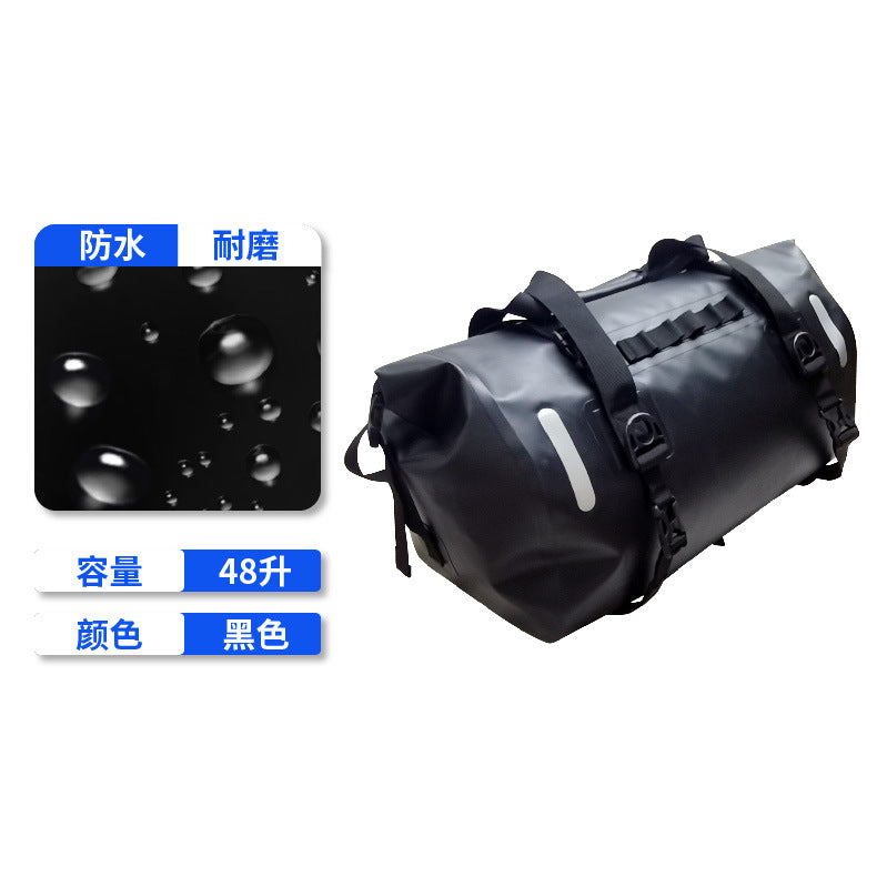 Waterproof PVC Motorcycle Tail Bag for Travel Riding