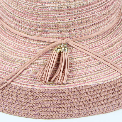 Summer Women's Foldable Wide-Brim Sun Hat for Outdoors