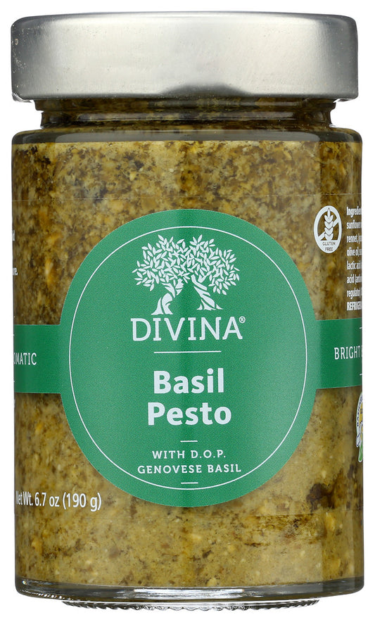 DIVINA: Basil Pesto, 6.7 oz