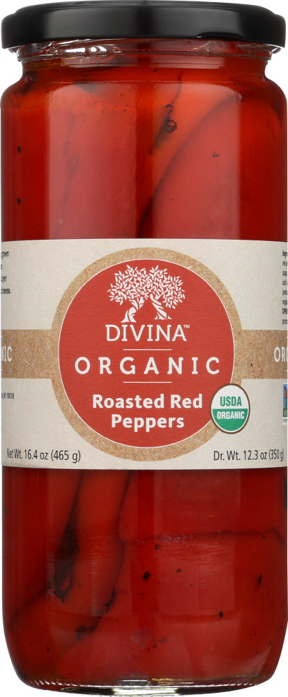 DIVINA: Roasted Red Peppers, 12.3 oz
