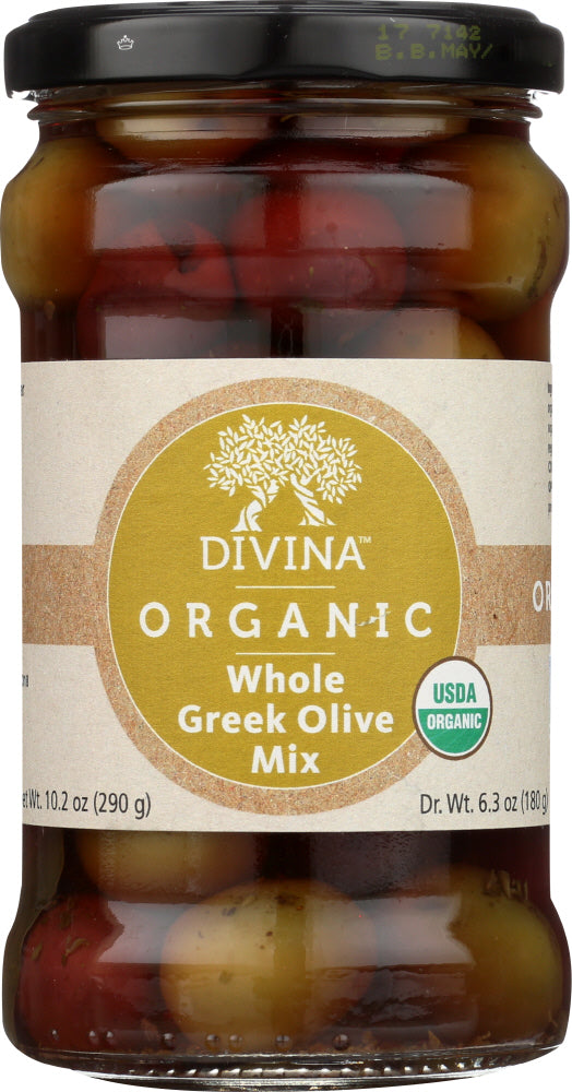 DIVINA: Olive Mix Greek Org, 6.36 oz
