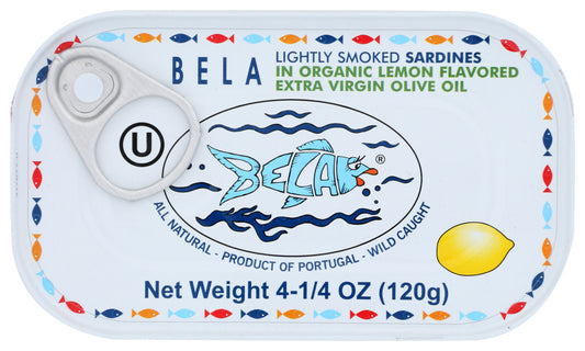 BELA: Sardines In Lemon Sauce, 4.25 oz