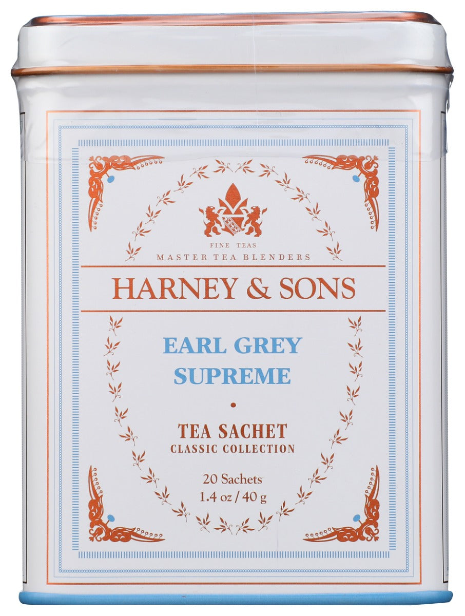 HARNEY & SONS: Earl Gray Supreme Tea, 20 bg