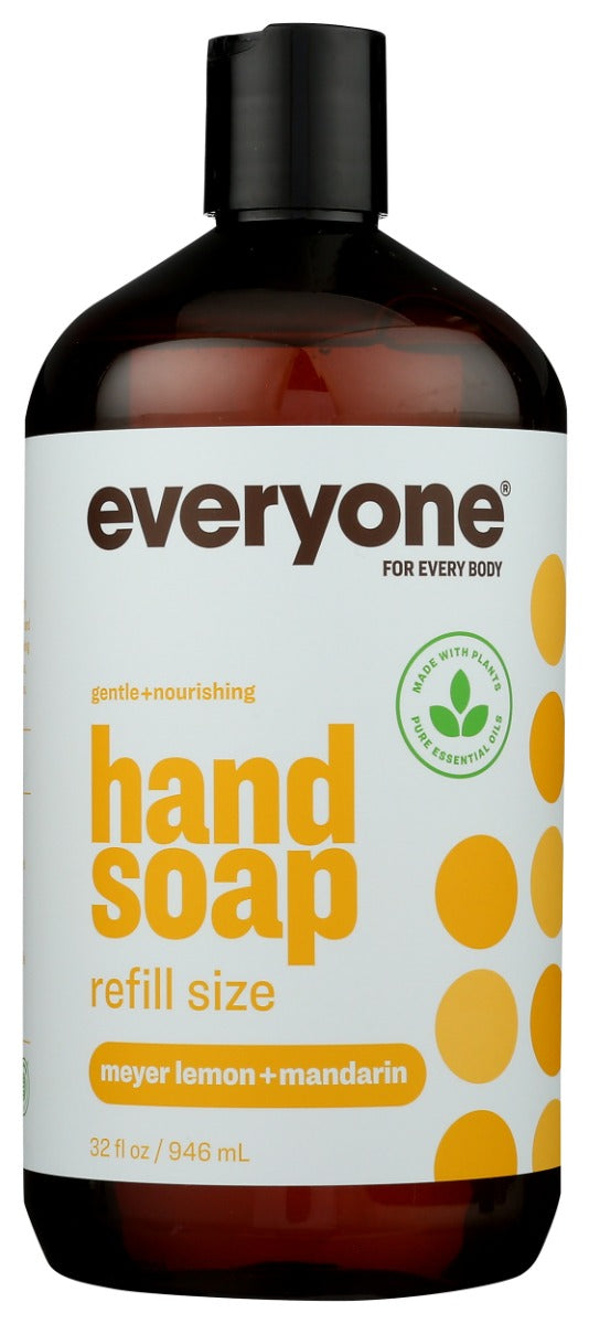 EVERYONE: Meyer Lemon Plus Mandarin Hand Soap Refill, 32 oz