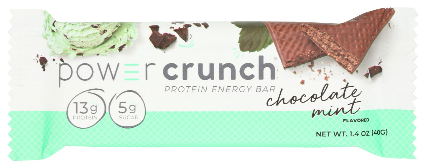 POWER CRUNCH: Bar Protein Chocolate Mint, 40 gm