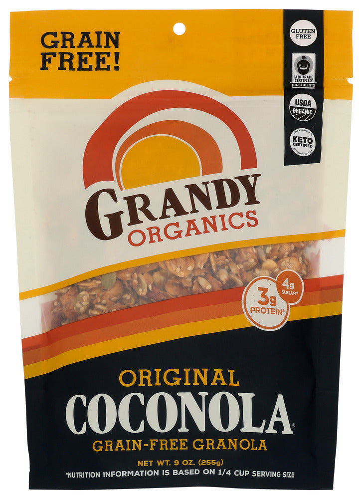 GRANDY OATS: Original Coconola Grain Free Granola, 9 oz